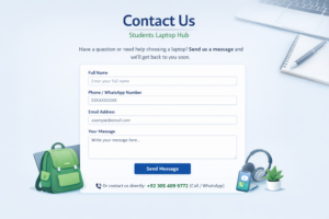 Contact Us – Students Laptop Hub